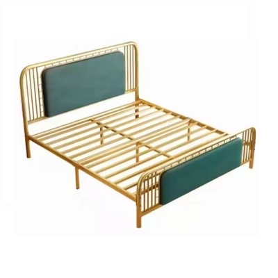 Size金属のベッドの基盤の鋼鉄ダブル・ベッド クイーン サイズ王のモダンなデザインの安い価格