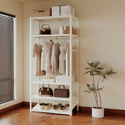 スペース活用設計の金属製ロッカーキャビネット、可動棚、頑丈なフレーム、ロック機構付き