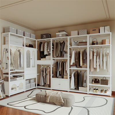 鉄製 2 ドア メタルロッカー キャビネット 棚付き 耐久性 調節可能 吊り 現代のデザイン