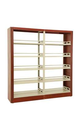 Knock-down Metal Book Display Shelf Metal Locker Book Shelving Iron Shelf White Powder Coated Steel Bookcase Kids Steel Bookcase