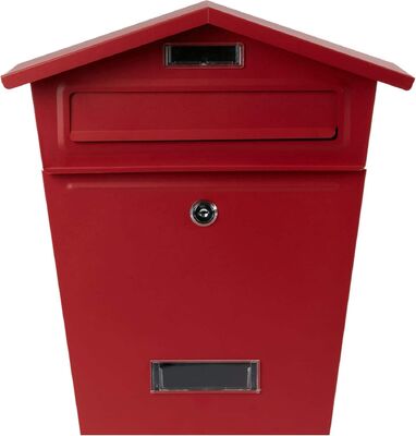 粉末付き金属 壁掛けの郵便箱 ロック 屋外 ヴィラ 庭 郵便サービス