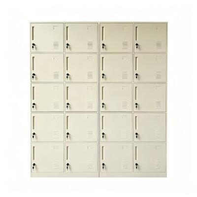 10 Door Metal Locker Cabinet with Multiple Compartments for Office and Employee Storage