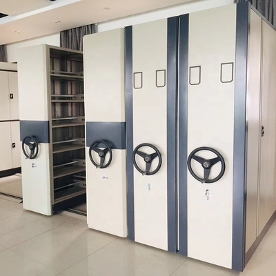 学校図書館のための手動固まりの移動可能な棚に置くシステム