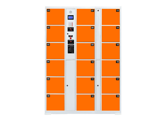 OEM 18のドアの理性的でスマートな電子ロッカー